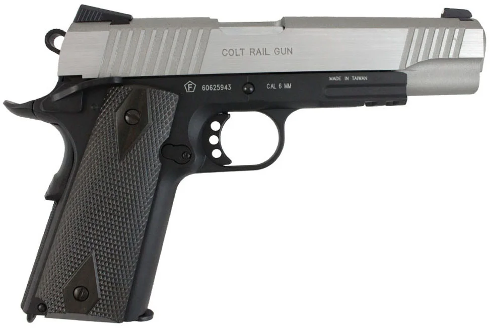 Cybergun Airsoft 1911 Rail Gun - Taurus PT92 - Sig X-five